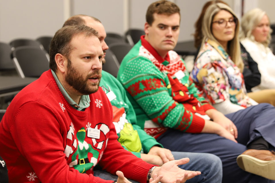 Holden Smith and the rest of Leadership Paragould XXVIII participated in a Poverty Simulation at their December Session gaining valuable insight into their program work.