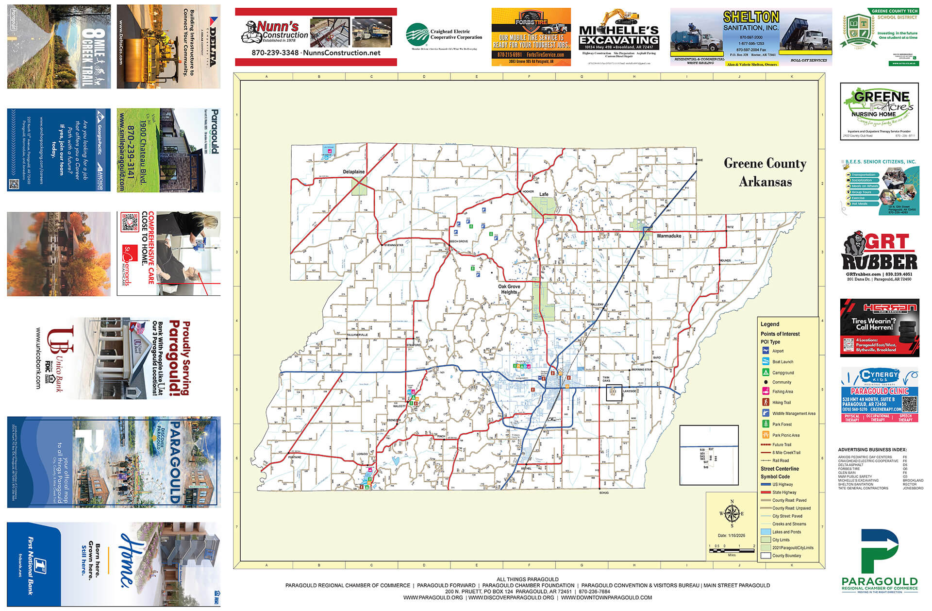 Click to view a Map of Greene County