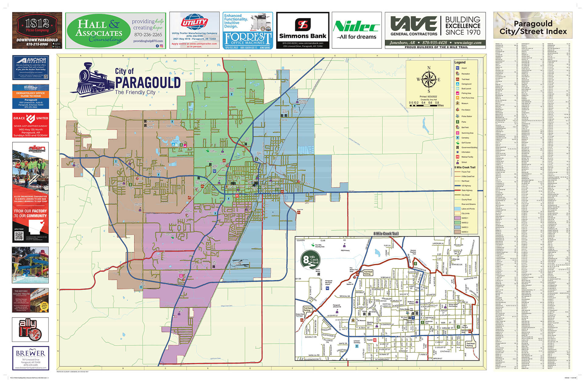 Click to view a Map of Paragould