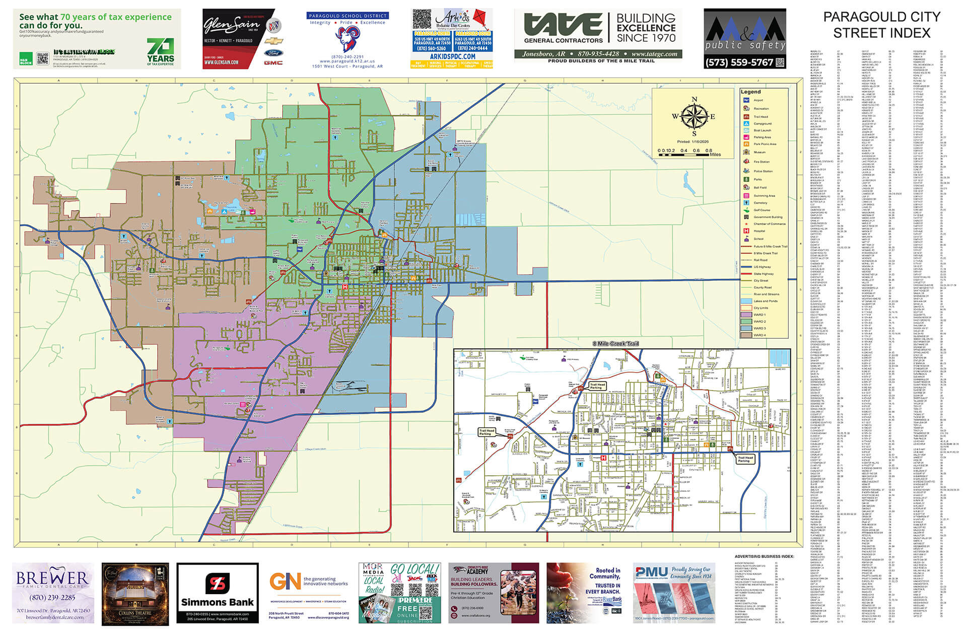 Click to view a Map of Paragould