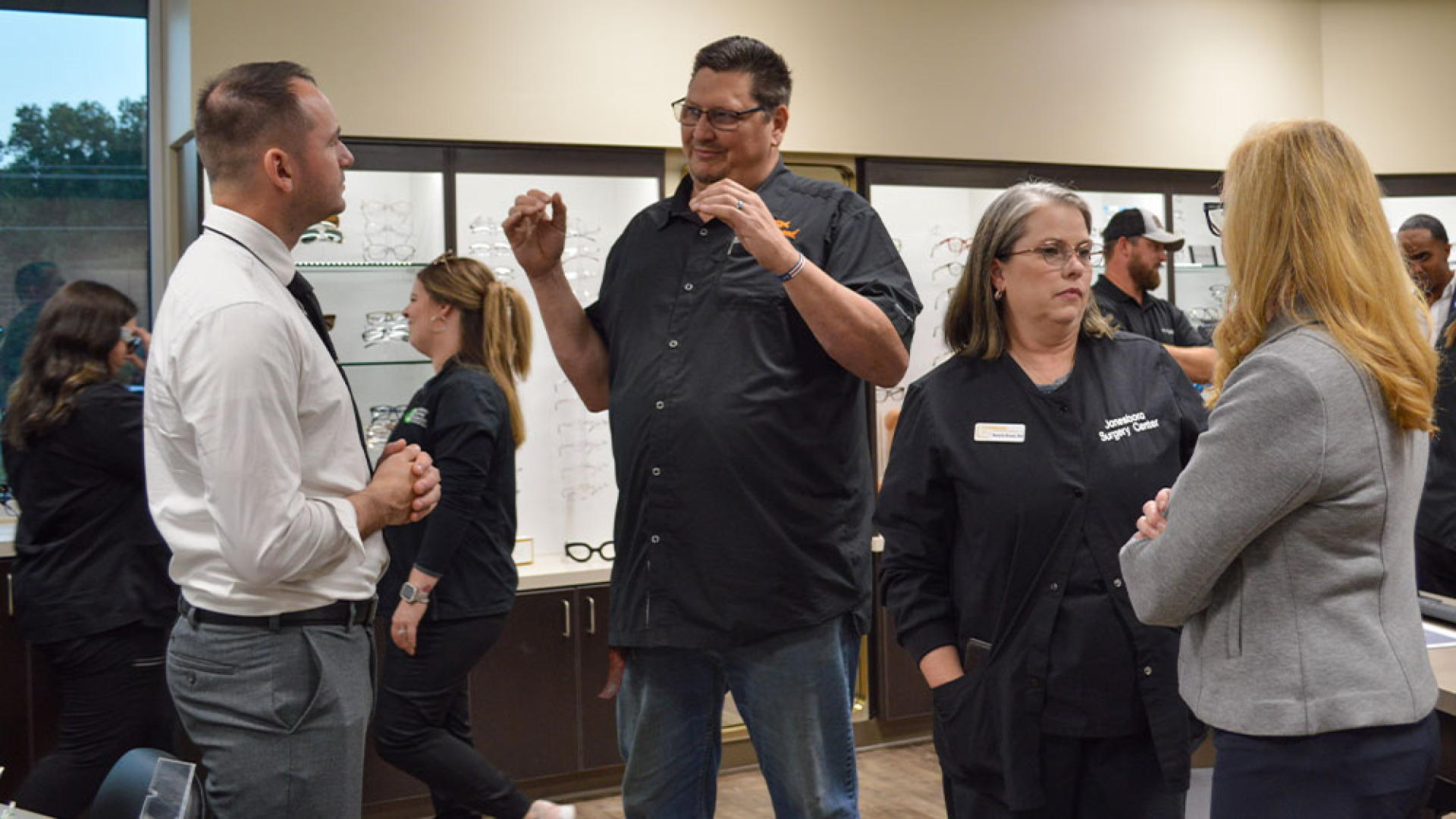 A Paragould Business After Hours Event with members of the Paragould Regional Chamber of Commerce socializing