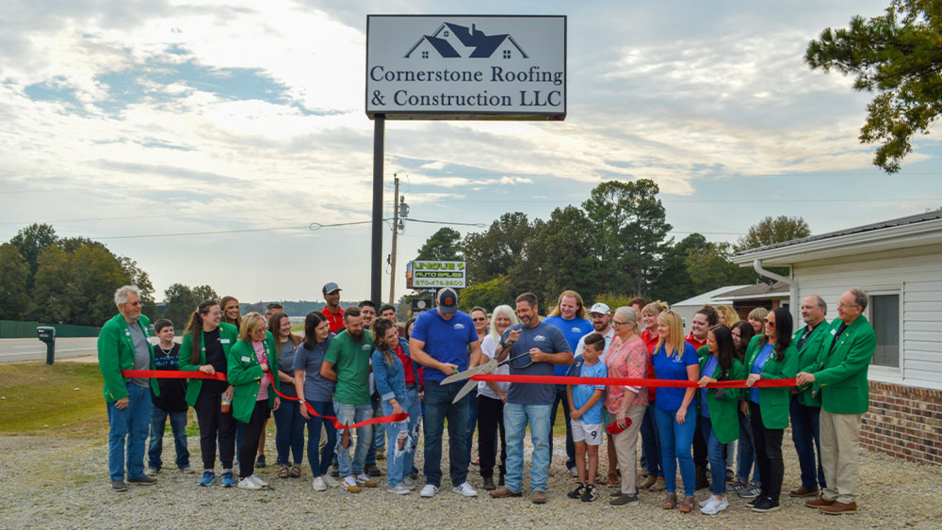 Cornerstone Roofing & Construction Ribbon Cutting Ceremony Event