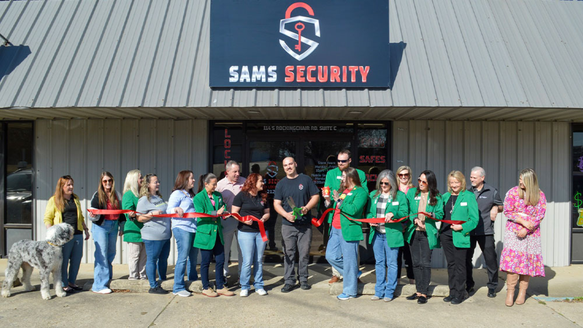 Sams Security Ribbon Cutting Ceremony