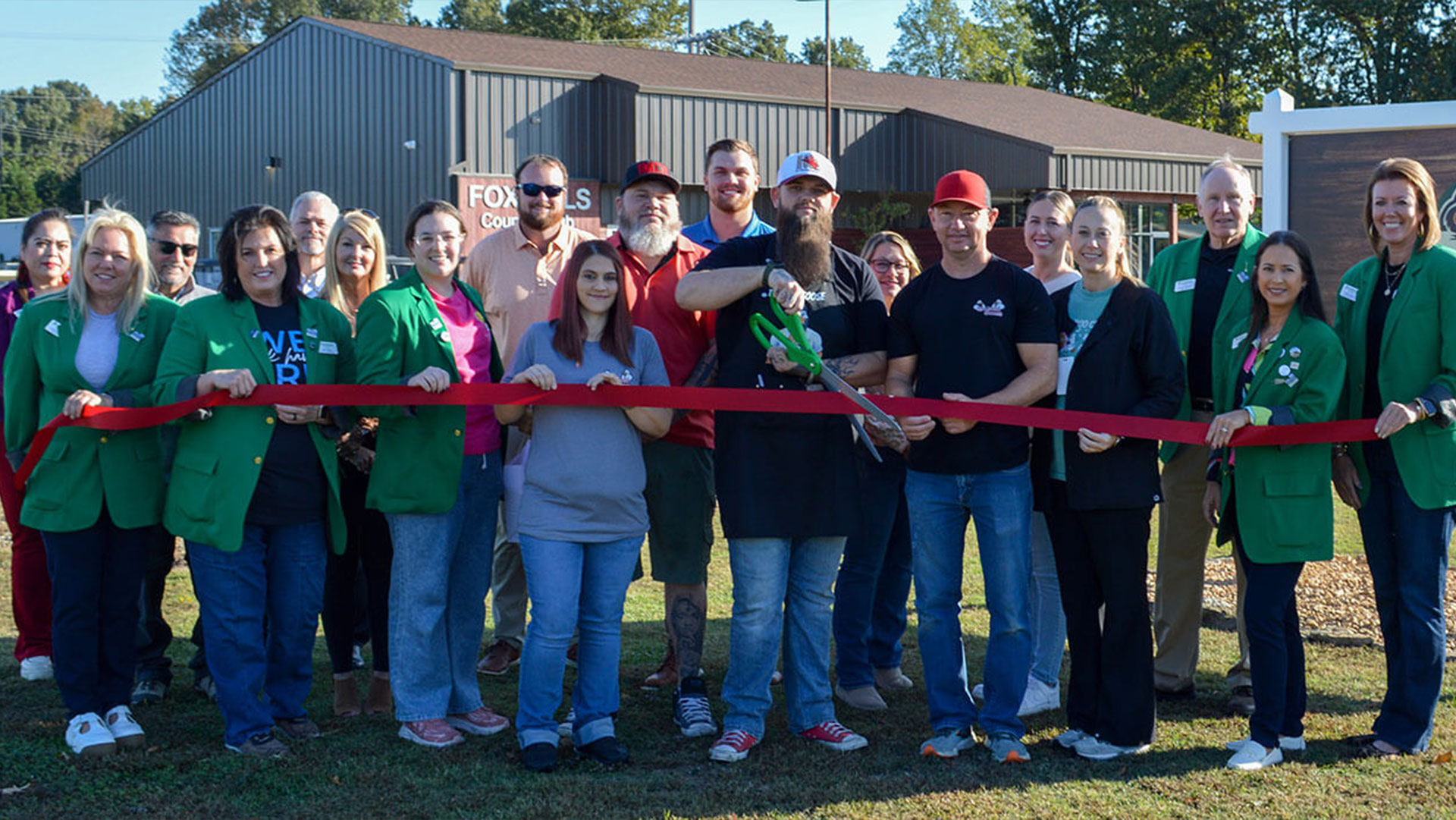 Ribbon cutting ceremony at The Twisted Goose at Fox Hills Country Club!
