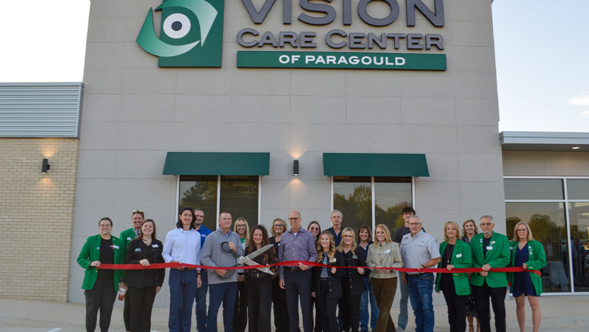 Vision Care Center of Paragould ribbon cutting event