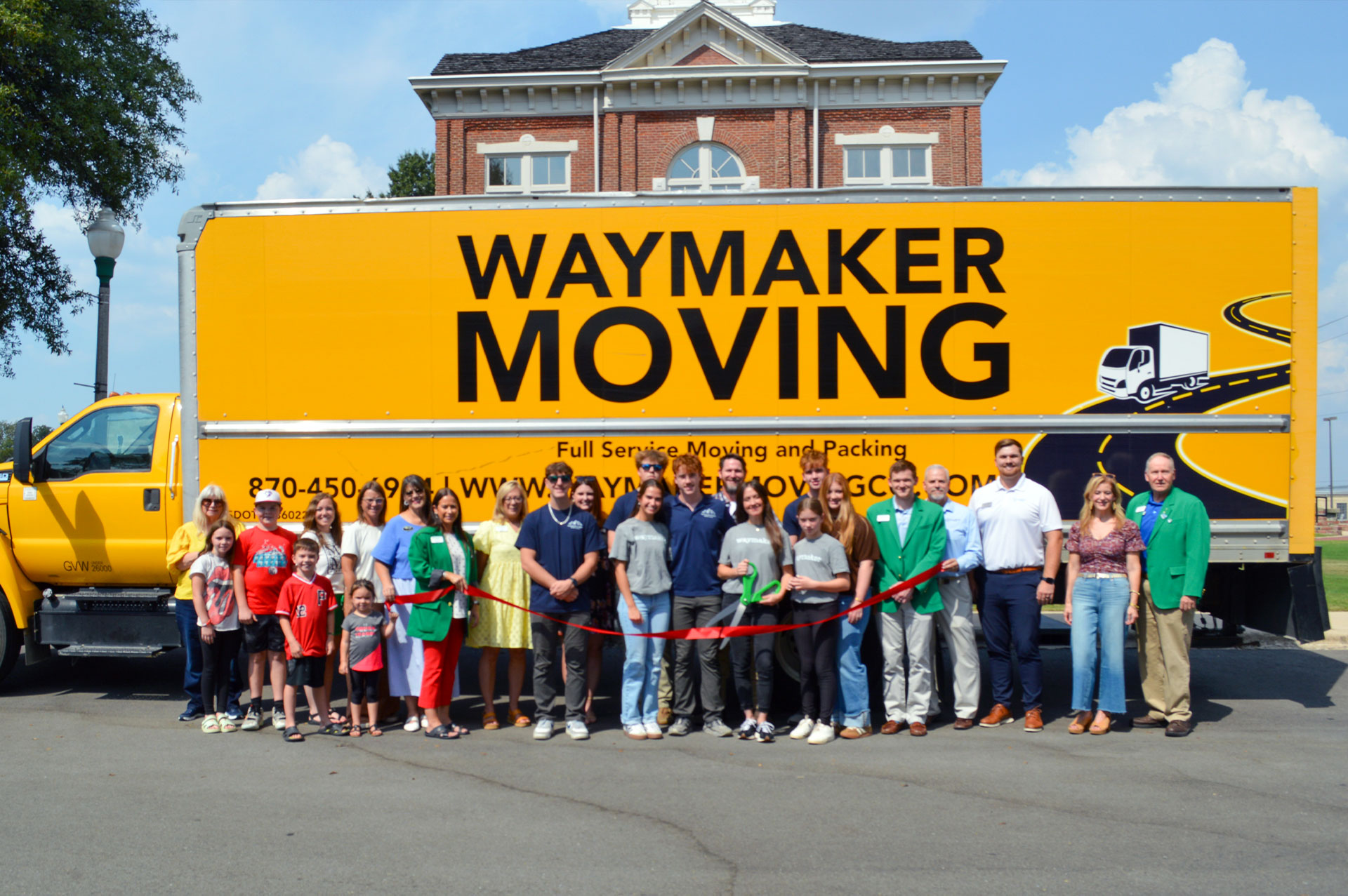 WayMaker Moving Company cut the ribbon this week!