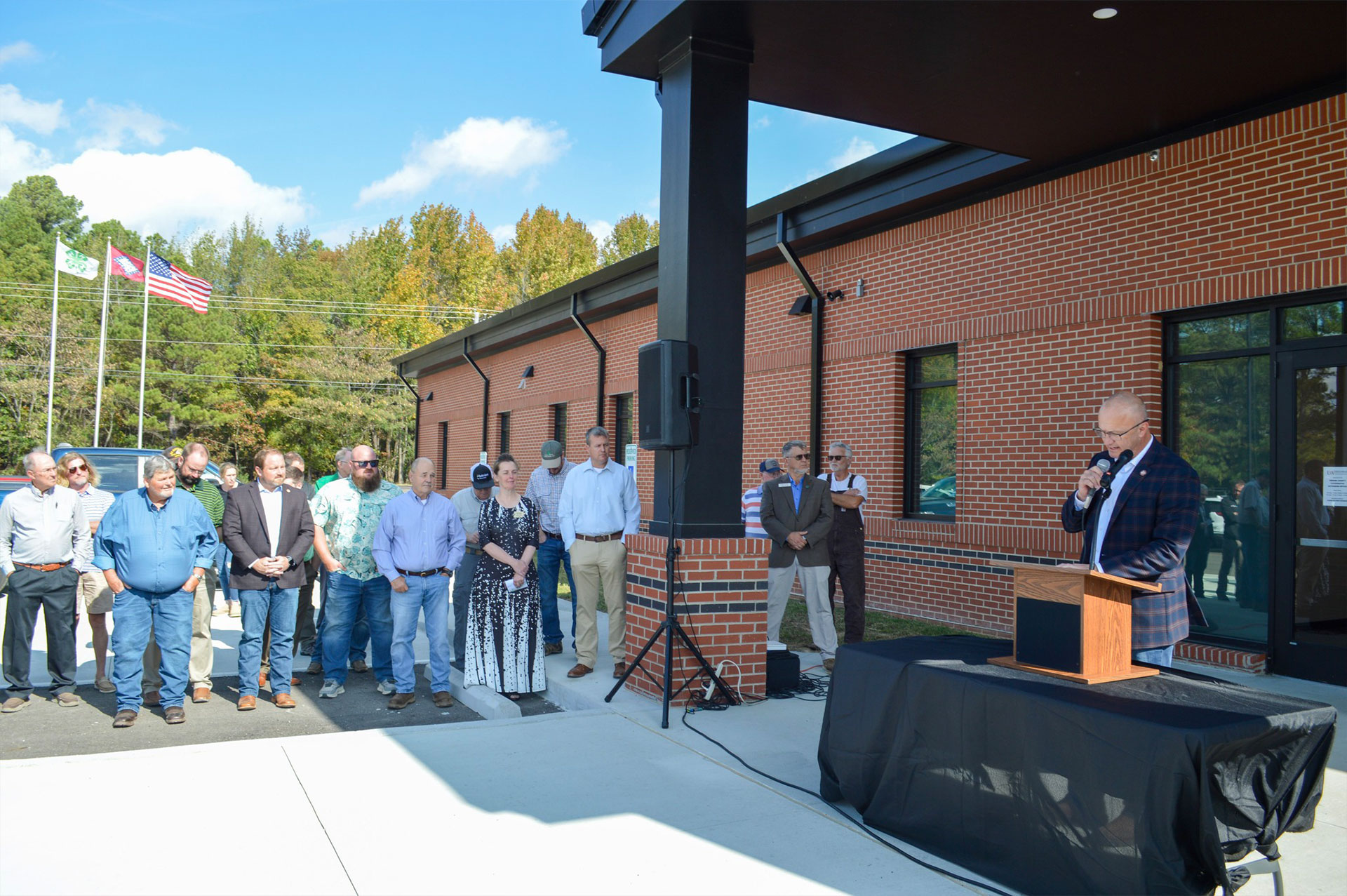 Opening Speaker at the Greene County Cooperative Extension Services Ribbon Cutting!